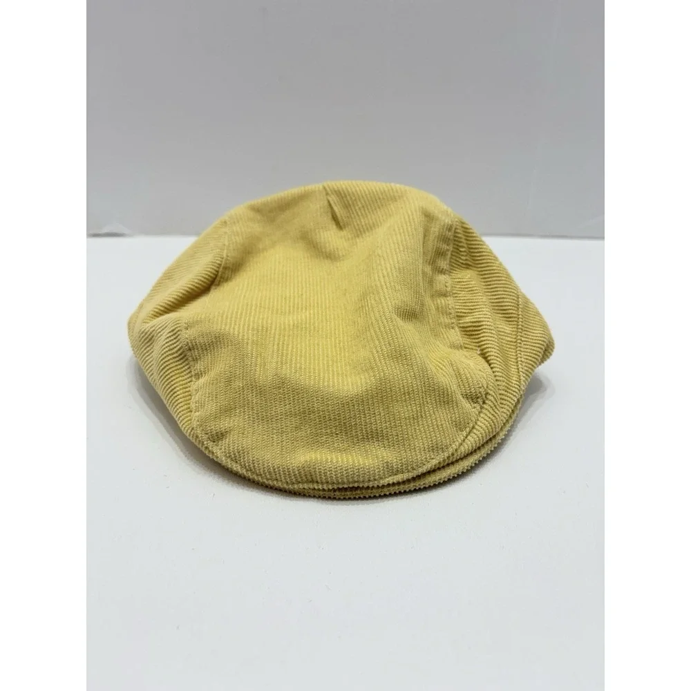 NWT‎ Janie & Jack 6-12months Yellow Corduroy Newsboy Cap